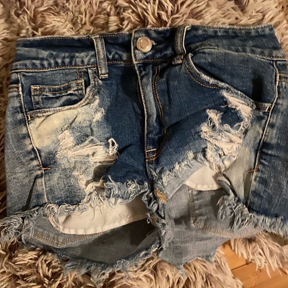 American eagle denim shorts